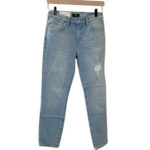 For All 7 Mankind  Light Blue Peggi Ankle Jeans | 26